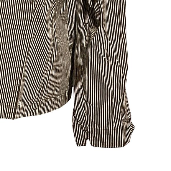 Chico's Pinstripe Stretchy Jacket - Picture 6 of 11